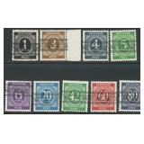 Germany 1948 Stamps Mi:I / I -  IX / I CV 300