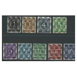 Allied Zone Stamps Mi:I / II DD -  IX  CV 2200