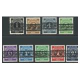 Allied Zone Stamps  Mi:I / I DD -  IX CV 1100