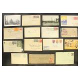 US Stamps Postal History group of Covers & Cards,