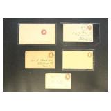 US Stamps 1850s-1930s Postal Stationery Entires, s