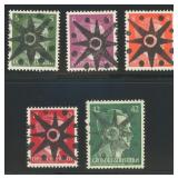 Perleberg (Bradenburg) Stamps Mi:1-5 Mint HR oblit