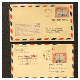 US Stamps 20+ Early Airmail Covers, mostly 1930s,