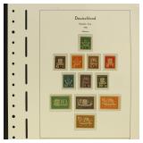 Lubbenau Stamps 1945 Russian Zone Locals Post-WW I