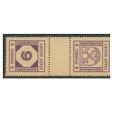 Niesky Stamps Mi:SZ 1 x Mint NH se-tenant  CV 350