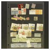 Germany Revenue & Back of Book Stamps on mix of pa