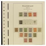 Germany Stamps West Saxony Allied Soviet Zone Stam