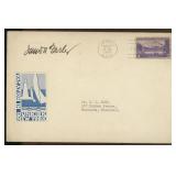 James Farley signed 1937 Cover from Alaska, signed