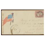 US Postal History Civil War Union Patriotic Cover
