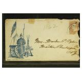US Postal History Civil War Patriotic Covers group