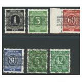 Germany Allied Zone Stamps 1948 Inverted overprint