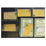 US Stamps 1850s Covers with 10 cent green Washingt