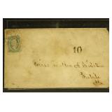 CSA Stamps 2 Covers, the first with a CSA #6 & 7 t