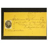 US Stamps #15L14 & 15L18 Bloods Penny Post on 2 Co