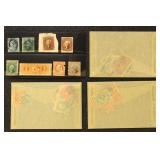 US Stamps incl #76P3 Proof on India with thins, a