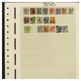 Stettin 1948 District 38 Stamps collection, all wi