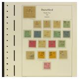 Großräschen Stamps 1945 Russian Zone Locals Post-W