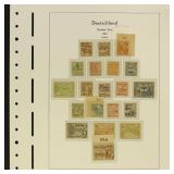 Cattbus Stamps 1945 Russian Zone Locals Post-WW II