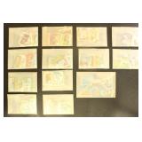 Disney Topical Stamps many hundreds of mostly Mint