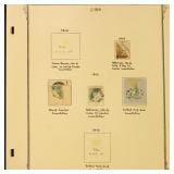 Cuba Stamps Bisect Collection on Pieces, incredibl