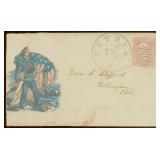 US Postal History Civil War Union Patriotic Cover