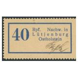 Lutjenburg Stamps Mi:1 Mint NH, scarce 194 CV 800