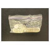 US Coins 44 Silver Washington Quarters, Many BU