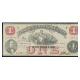 1862 Virginia Obsolete Currency $1 VT03-13 Note