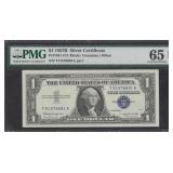 US Paper Money Fr #1621 (TA Block) $1 1957B Silver
