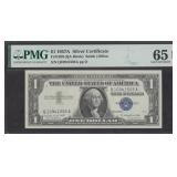 US Paper Money Fr #1620 (QA Block) $1 1957A Silver