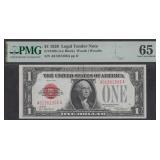 US Paper Money Fr #1500 (AA Block) $1 1928 Legal T