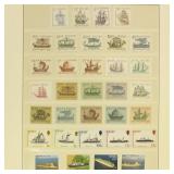 Worldwide Stamps Mint Collection on pages, mostly