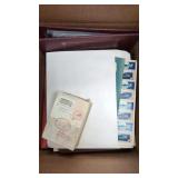 US Stamps FACE VALUE $200+ in bankers box of album