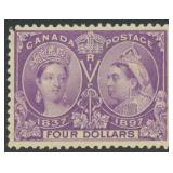 Canada Stamps #64 Mint OG1897 Jubilee $4 Issue CV