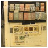 Worldwide Stamps on pages, includes Oltre Guiba, D