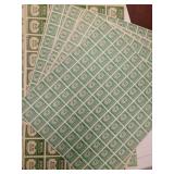 US Wine Stamps Full Sheets Mint No Gum as Issued,