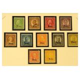 US Stamps #669-679 Mint LH/NH Nebraska Overprint S