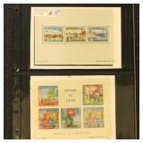 Worldwide Stamps Souvenir Sheets on Vario pages, n