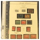 US Stamps 20th Century stamps on pages, mint and u