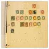 Turkey Stamps on Homemade Album Pages mint hinged