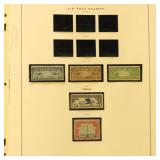 US Airmail Stamps Mint NH collection on pages