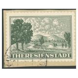 Theresienstadt Ghetto Admission Stamp Used CV ï¿½400
