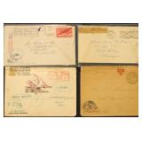 US Military Covers mostly World War II era Free Fr