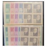 US Stamps #859-893 Mint NH Blocks of 4 CV $269