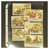 Trade Cards set of 6 featuring scenes from Transva