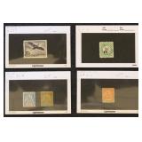 Western Europe Stamps better issues on dealer card