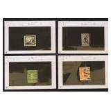 South America Stamps better issues on dealer cards