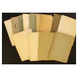 Worldwide Stamps in old approval style books, 1,00