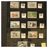 US Stamps Duck Stamp Group on Page, 1982//1994 Min