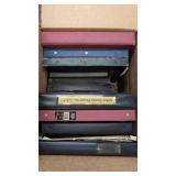 Worldwide Stamps in albums on and pages in heavy b